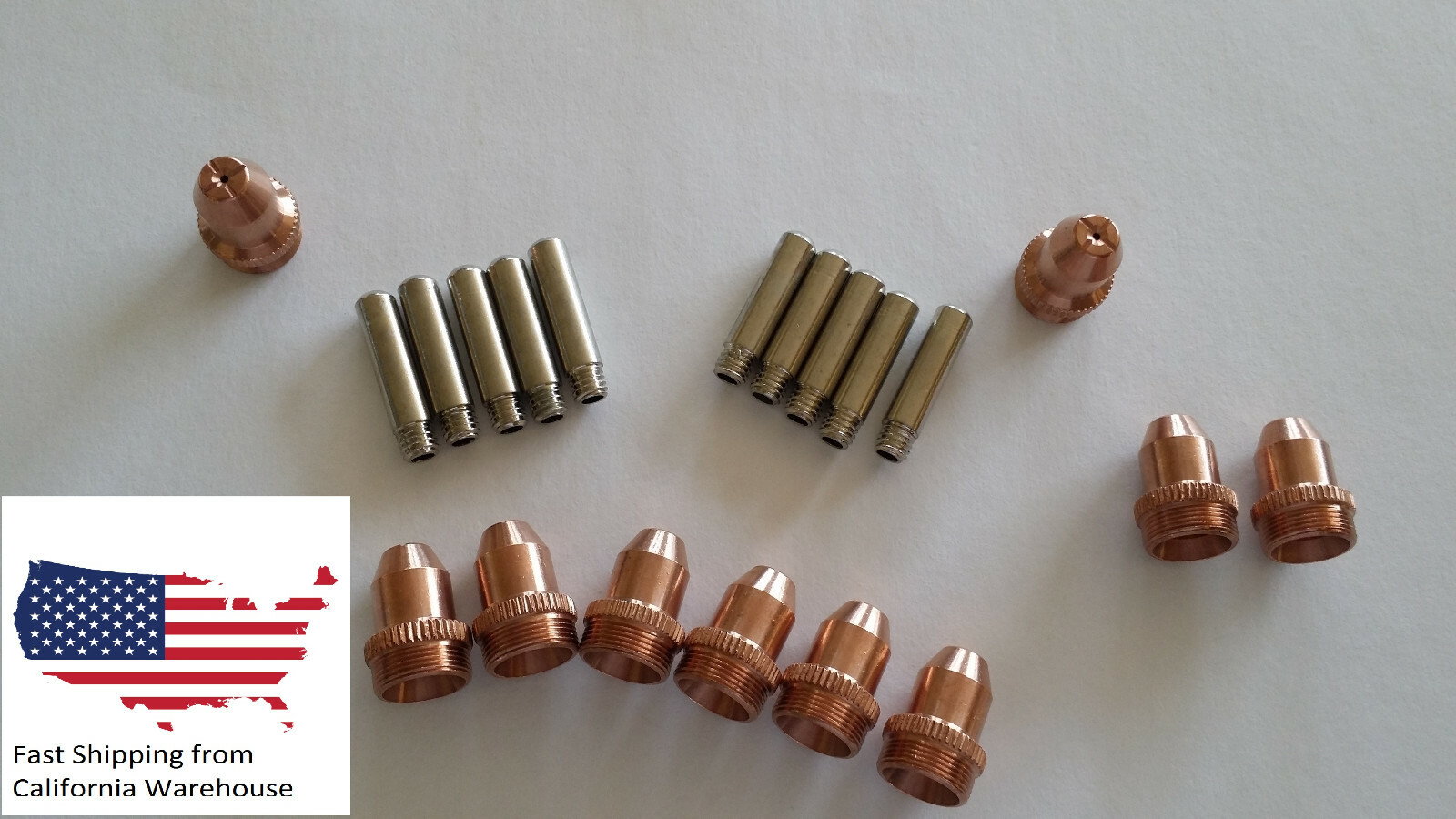 Lotos Plasma Cutter 20pcs Consumables for Brown Color LT5000D, CT520D, LTP5000D