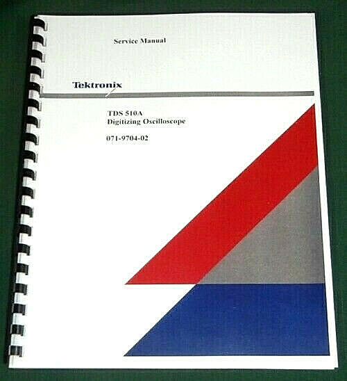 Tektronix TDS 510A Service Manual: Comb Bound & Protective Covers