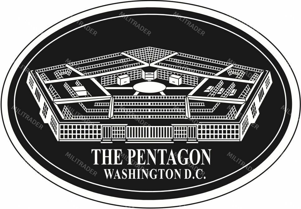 United States Pentagon Self-adhesive Vinyl Decal/Sticker