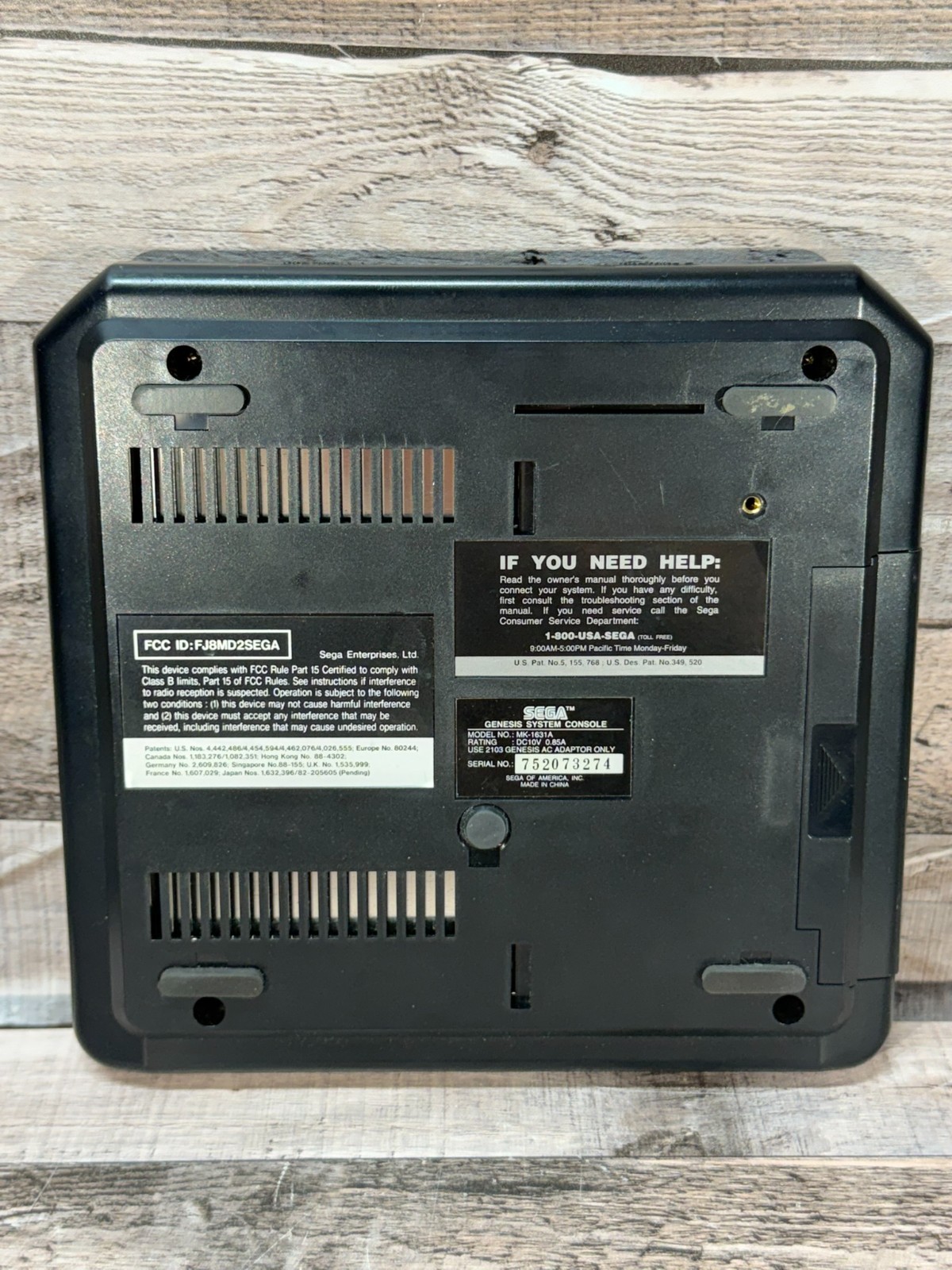 Sega Genesis Console No Cords