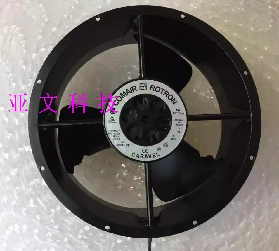 1pcs COMAIR CLE2L2 020188 115V 0.48/0.50A 254*89MM Exhaust Fan