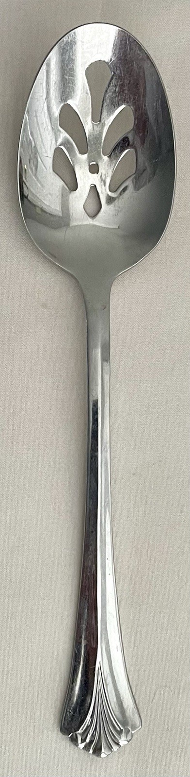 Pfaltzgraff ASHCROFT Stainless Pierced Serving Spoon 8 1/4"