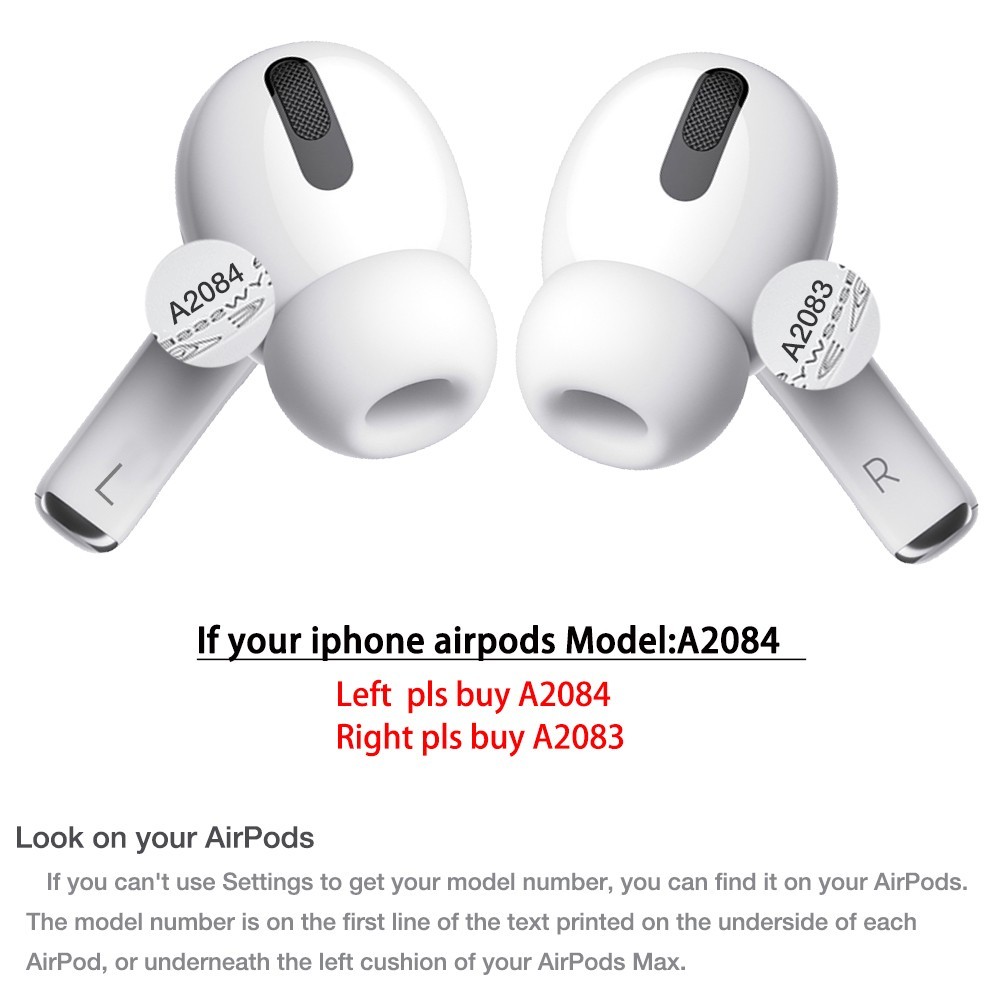 Earbuds For Apple Airpods Pro A2084 Bluetooth Left Side Replacement ONLY