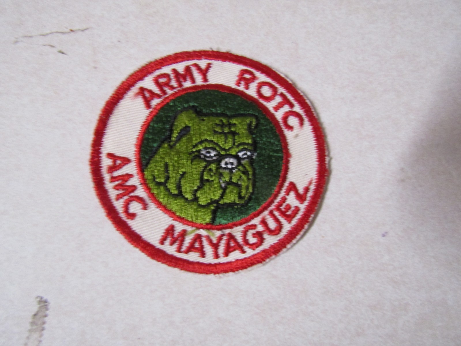 MILITARY PATCH ARMY ROTC AMC MAYAGUEZ UNIVERSITY OF PUERTO RICO