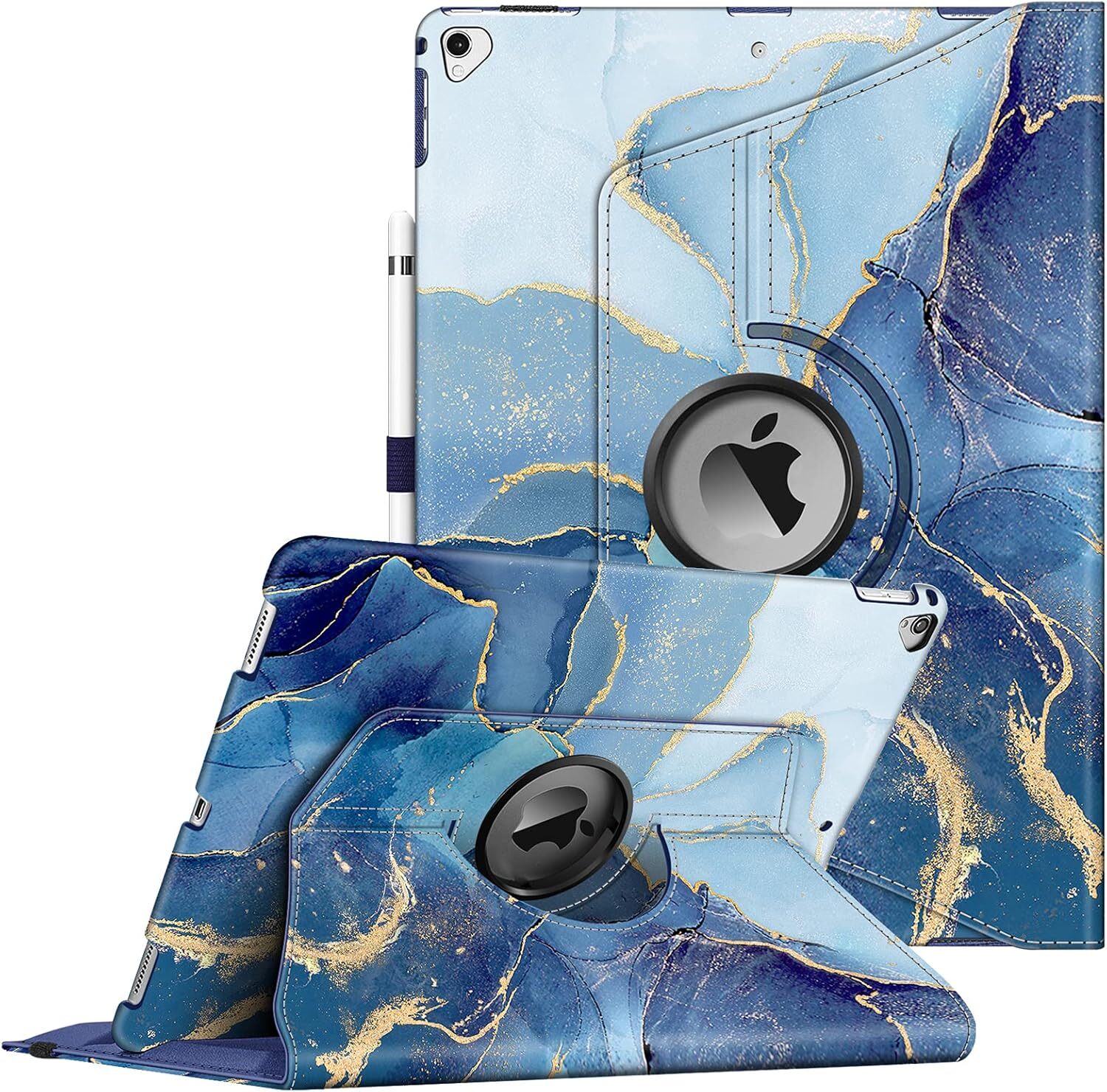 Rotating Case for iPad Pro 12.9" 1st / 2nd Generation, 2015/2017 Auto Wake/Sleep