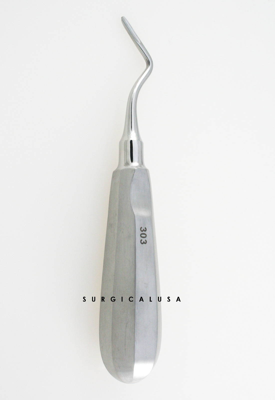 Dental Elevators Apical #303 Single End Lightweight Form Fit Handle