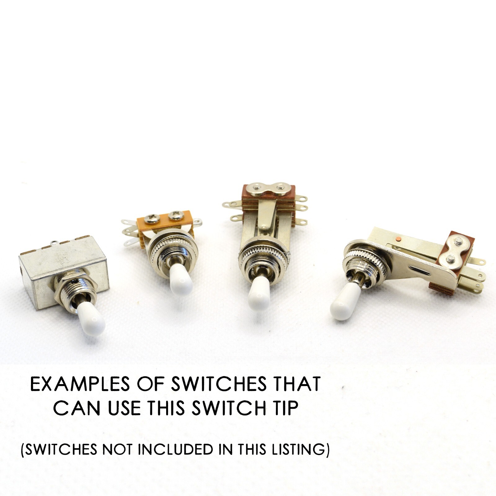 Set of 3 Screw-on Switch Tips for 3-Way Toggle Switch