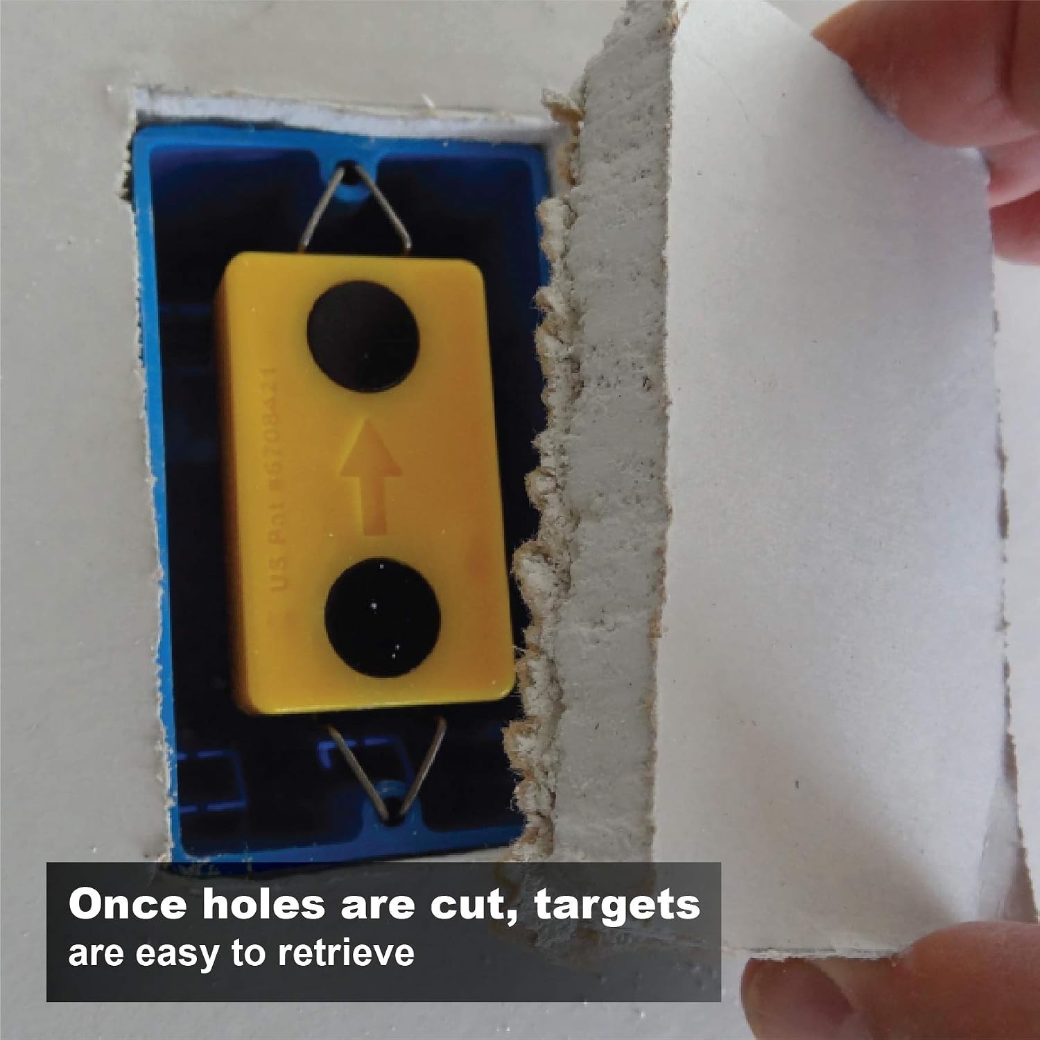 Quick & Effortless Drywall Cutouts - Multi Mark Locator Tool with 2 Targets