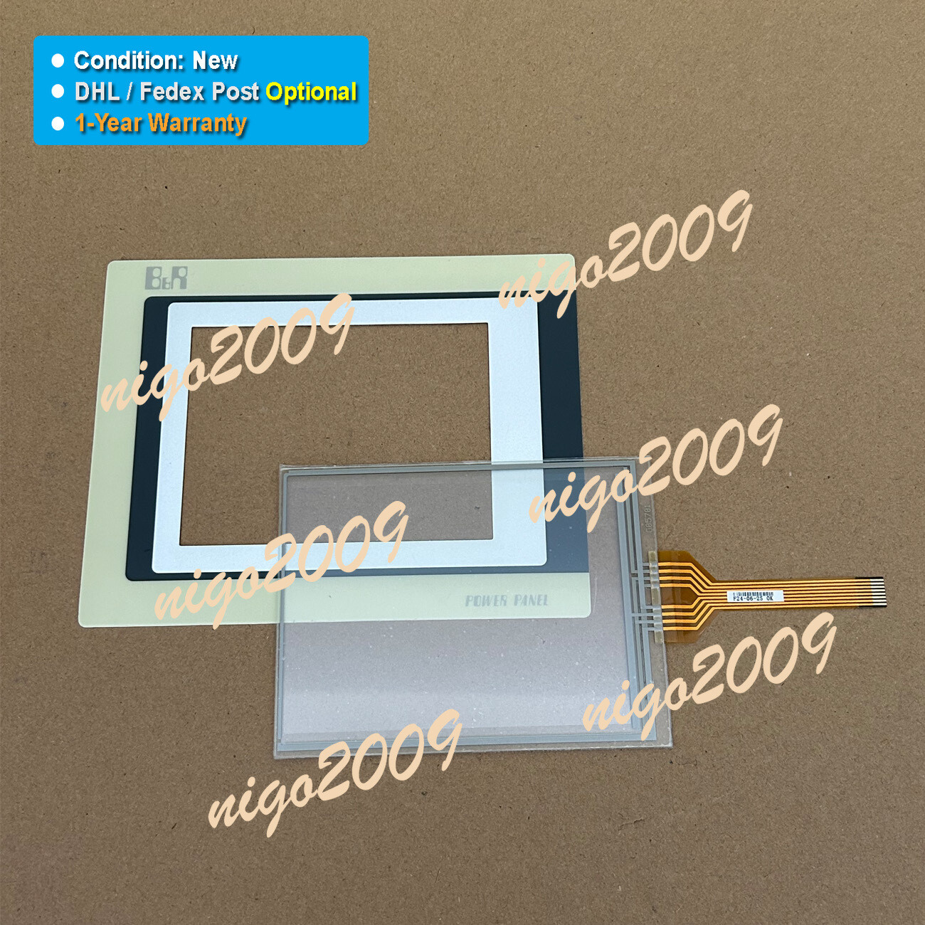 Fit for B&R 4PP220.0571-85 4PP220-0571-85 Touch Screen Glass Film 1-YearWarranty