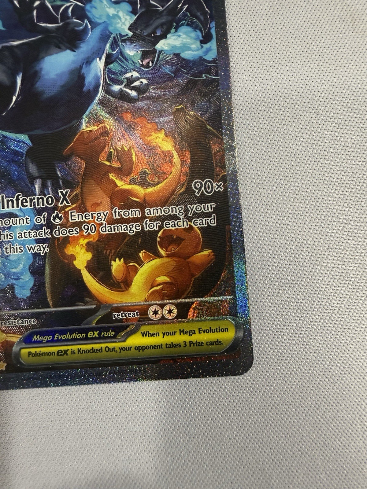 Mega Charizard x EX 125/094 Me02: Phantasmal Flames Holo