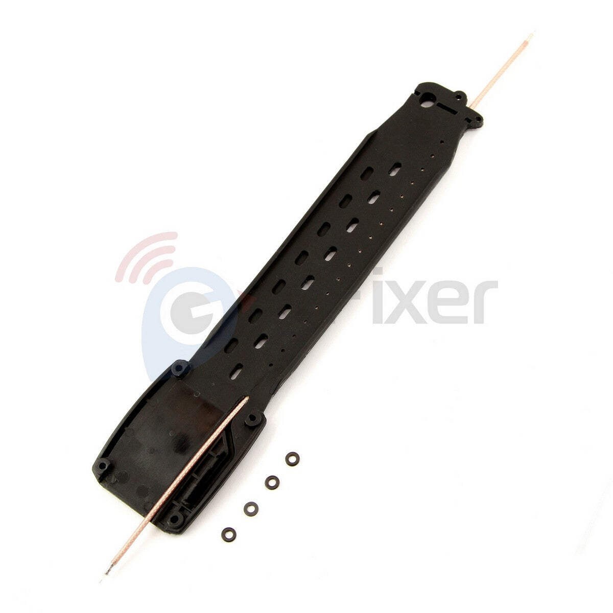 Rubber band for GPS Antenna on collar Garmin T 5 TT 10 TT 15 (black, FLEXI+)