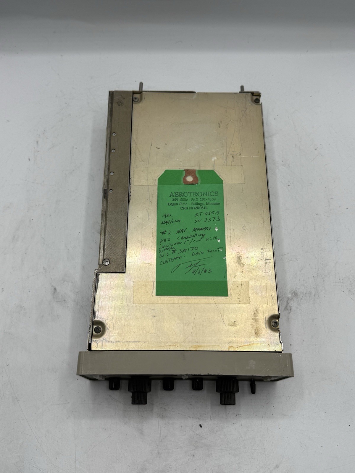 ARC RT-485A NAV/COMM P/N 47360-1100 READ