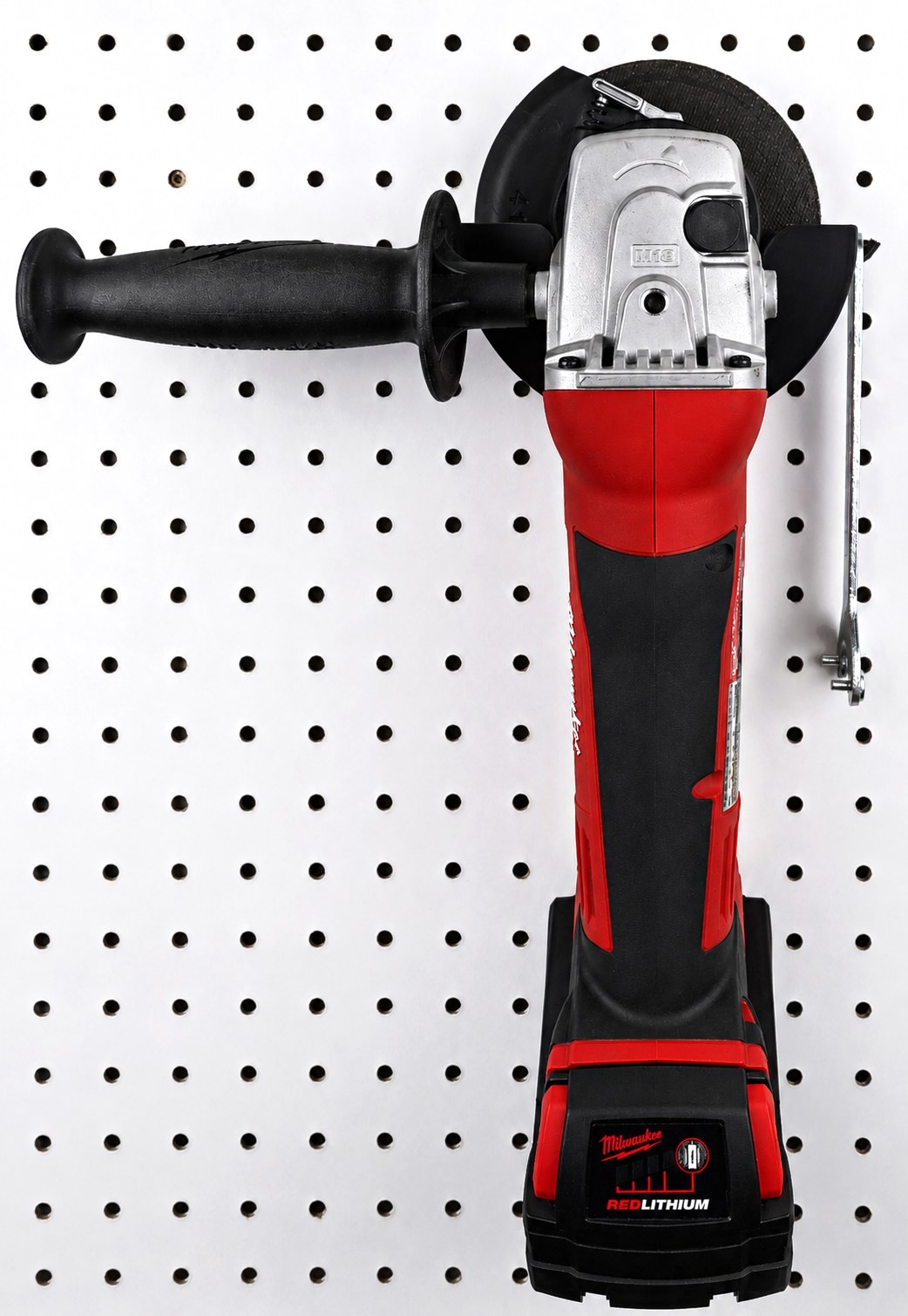 Pegboard Holder for Milwaukee M18 Angle Grinder 4 1/2