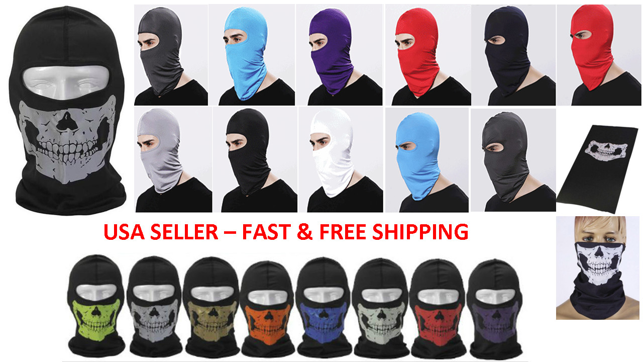 NEW FULL FACE MASK HAT CAP BIKE Motorcycle Cycling Skateboard Ski Hiking Costume