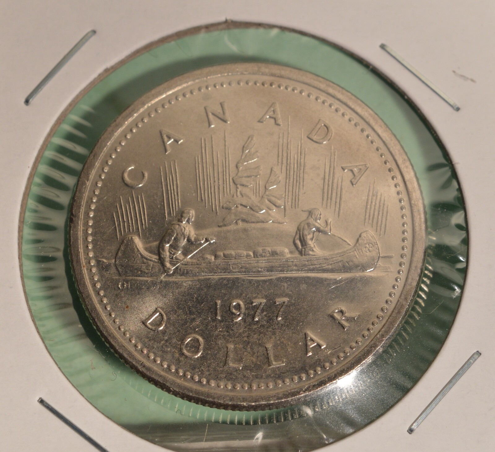 1977 Canada Nickel Dollar - BU / UNC from original bank roll