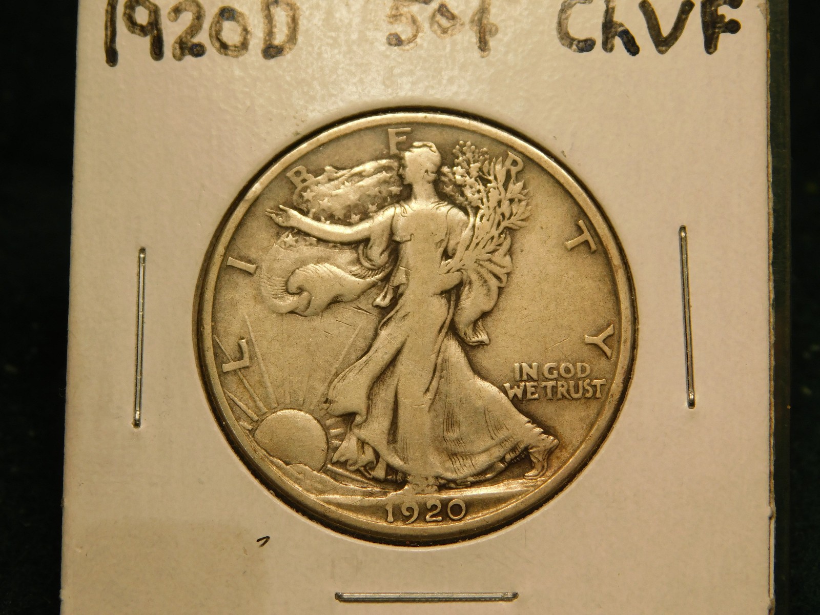 1920 D   Walking Liberty Half    Item # 9689