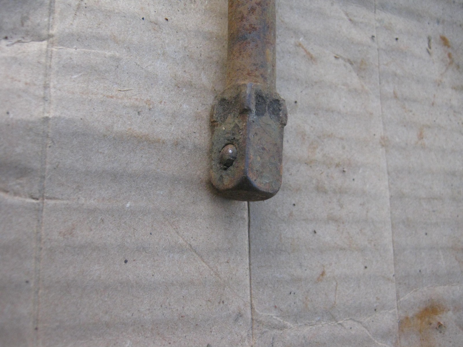 Original Antique Vintage Iron SNAP-ON Socket T-handle Spinner