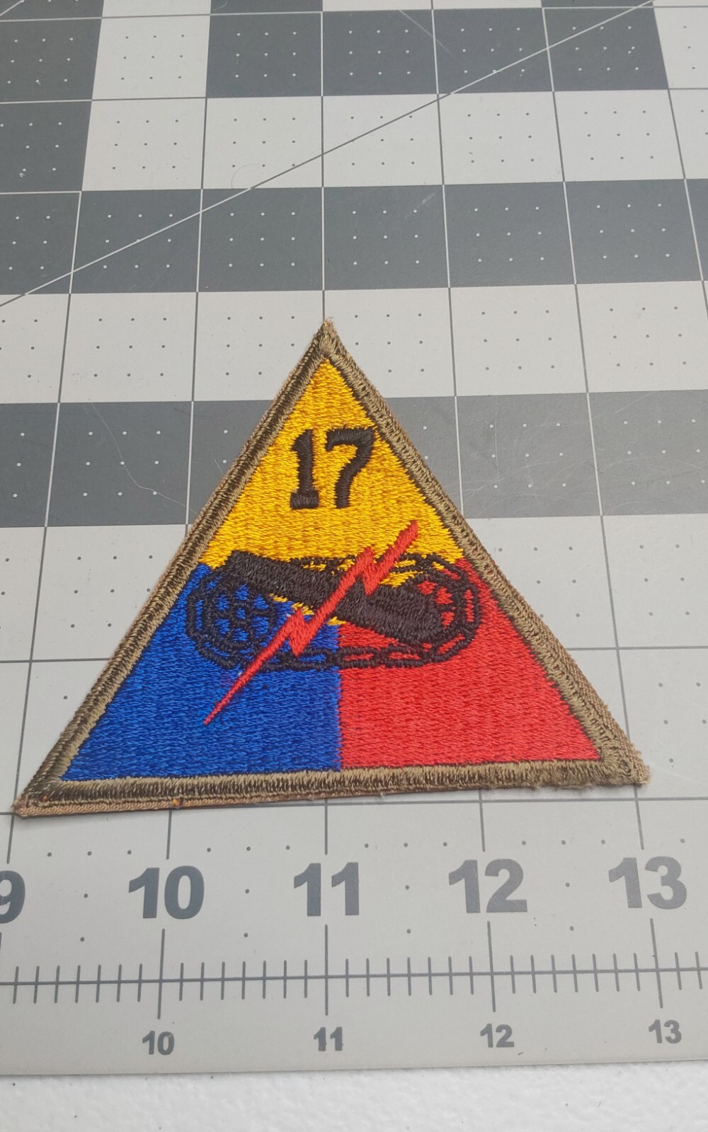 WWII US Army 17th Armored Division Patch