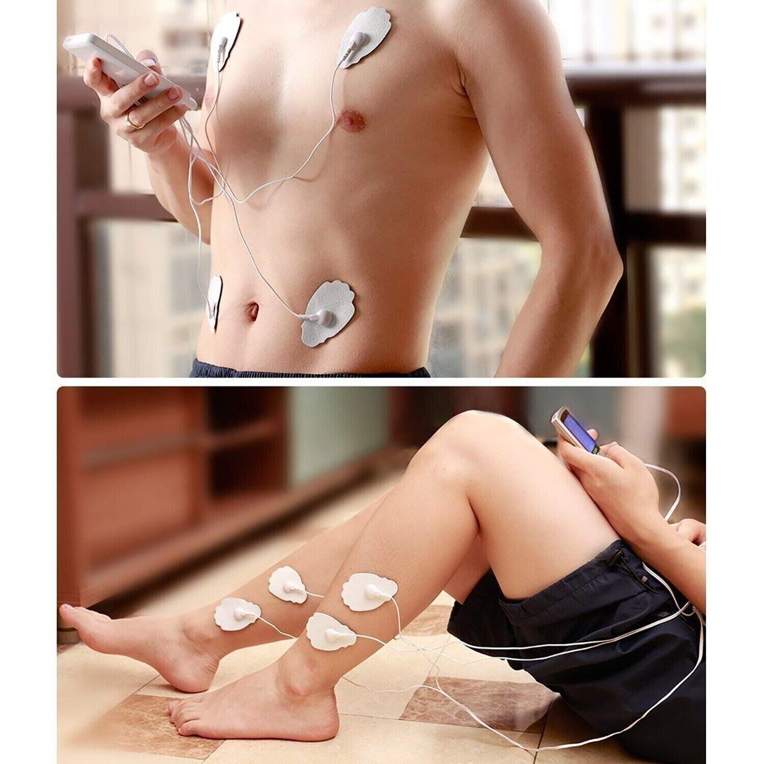 20PCS Electrode Pads Large Snap Replacement Tens For Electrode Pulse Massager
