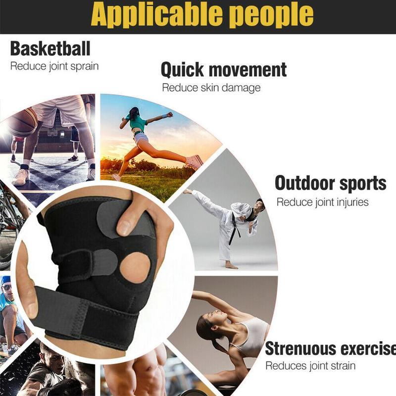 Knee Sleeve Strap Compression Brace Support Sport Joint Pain Arthritis Relief US