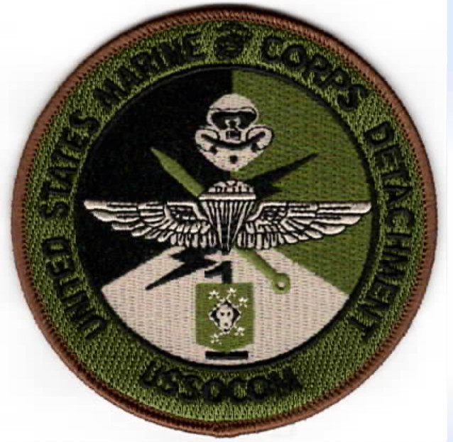 4" MARINE CORPS SOCOM  DET DESERT OCP MILITARY EMBROIDERED PATCH