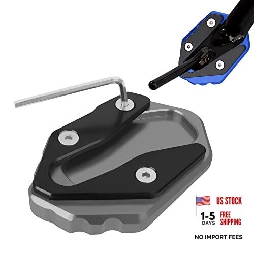 Motorcycle Kickstand Extension Extender Replacement for Yamaha R3 yzf Titanium