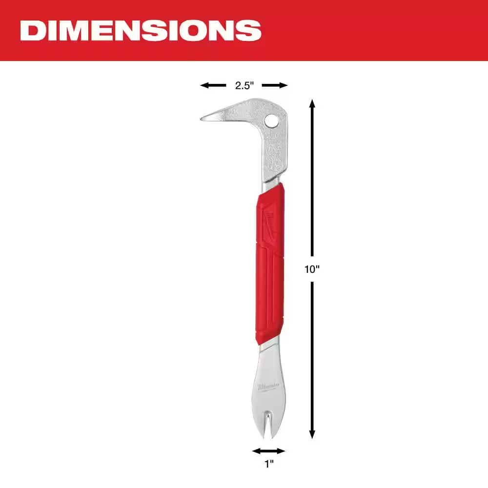 10 In. Nail Puller with Dimpler