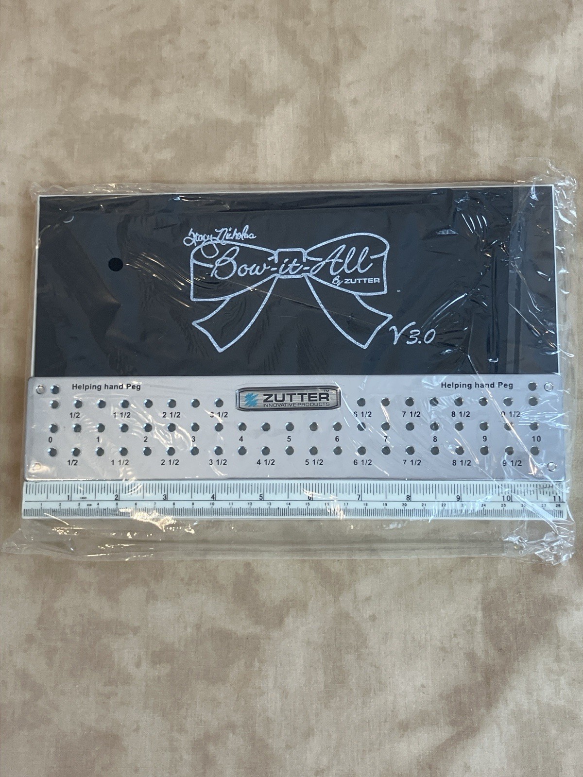 Zutter Bow It All V3.0 Base Plate Replacement 7x11 Peg Board Ruler Craft Tool