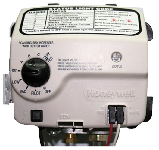 Reliance Natural Gas Control Valve Thermostat