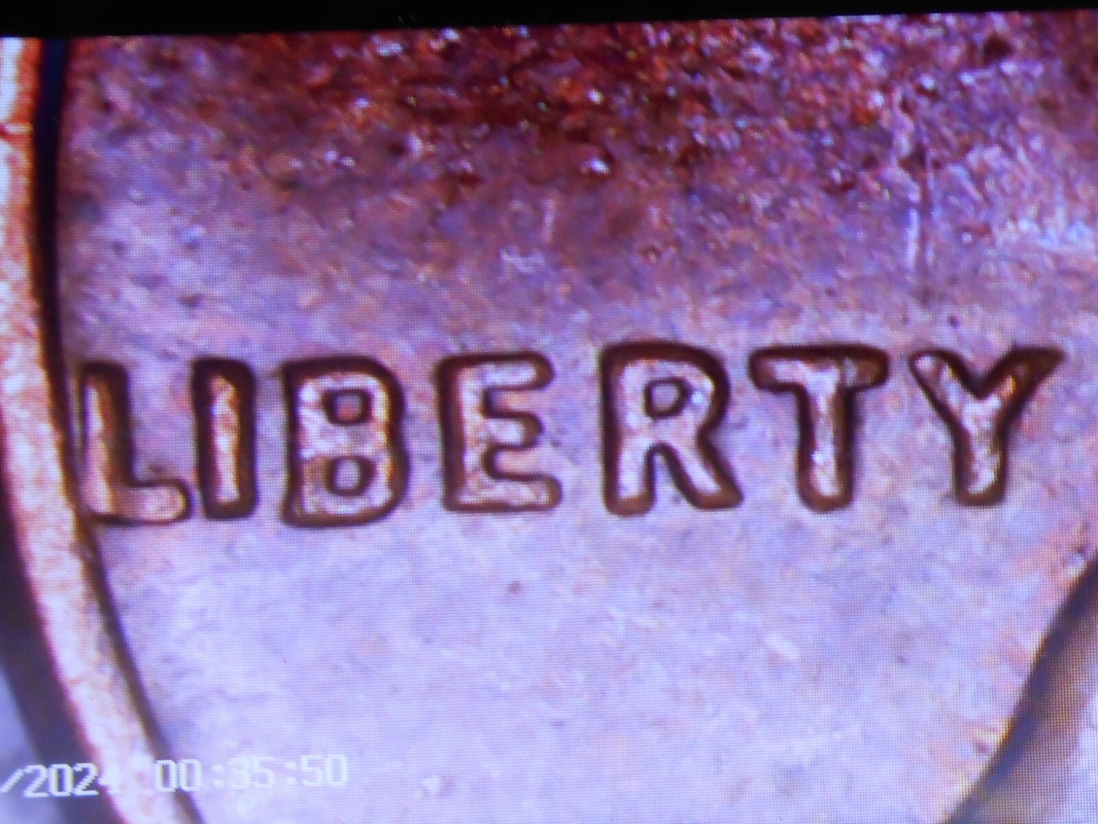 1968 d Lincoln cent with multiple errors
