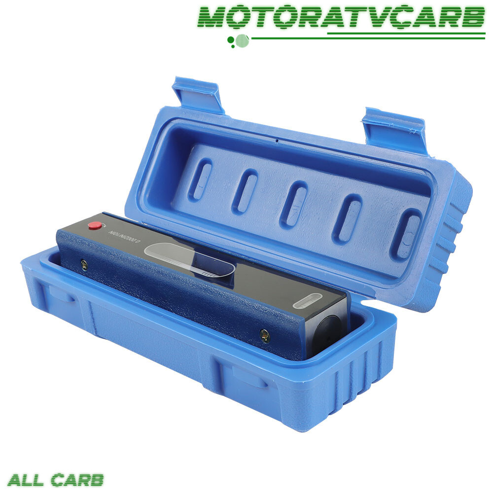 ALL-CARB Machinist Tool 0.0002''/10'' 8" Master Precision Level in Wooden Box