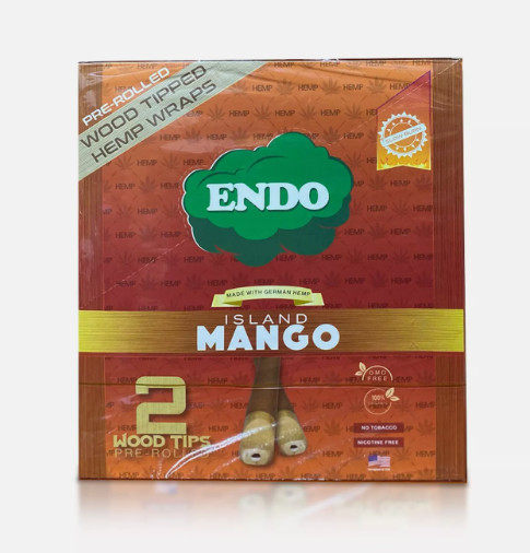 Endo Organic Wraps - Island Mango Flavor - Tobacco & Nicotine Free