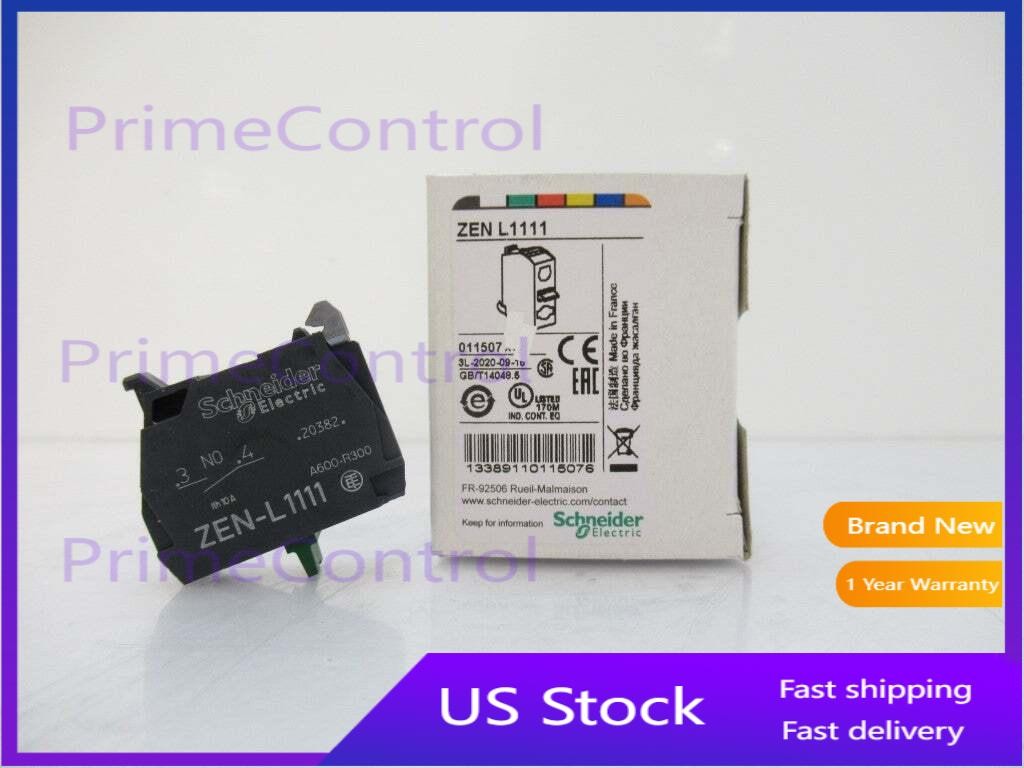 Schneider Electric ZENL1111 Single Contact Block, Sold By Unit US Free TAX