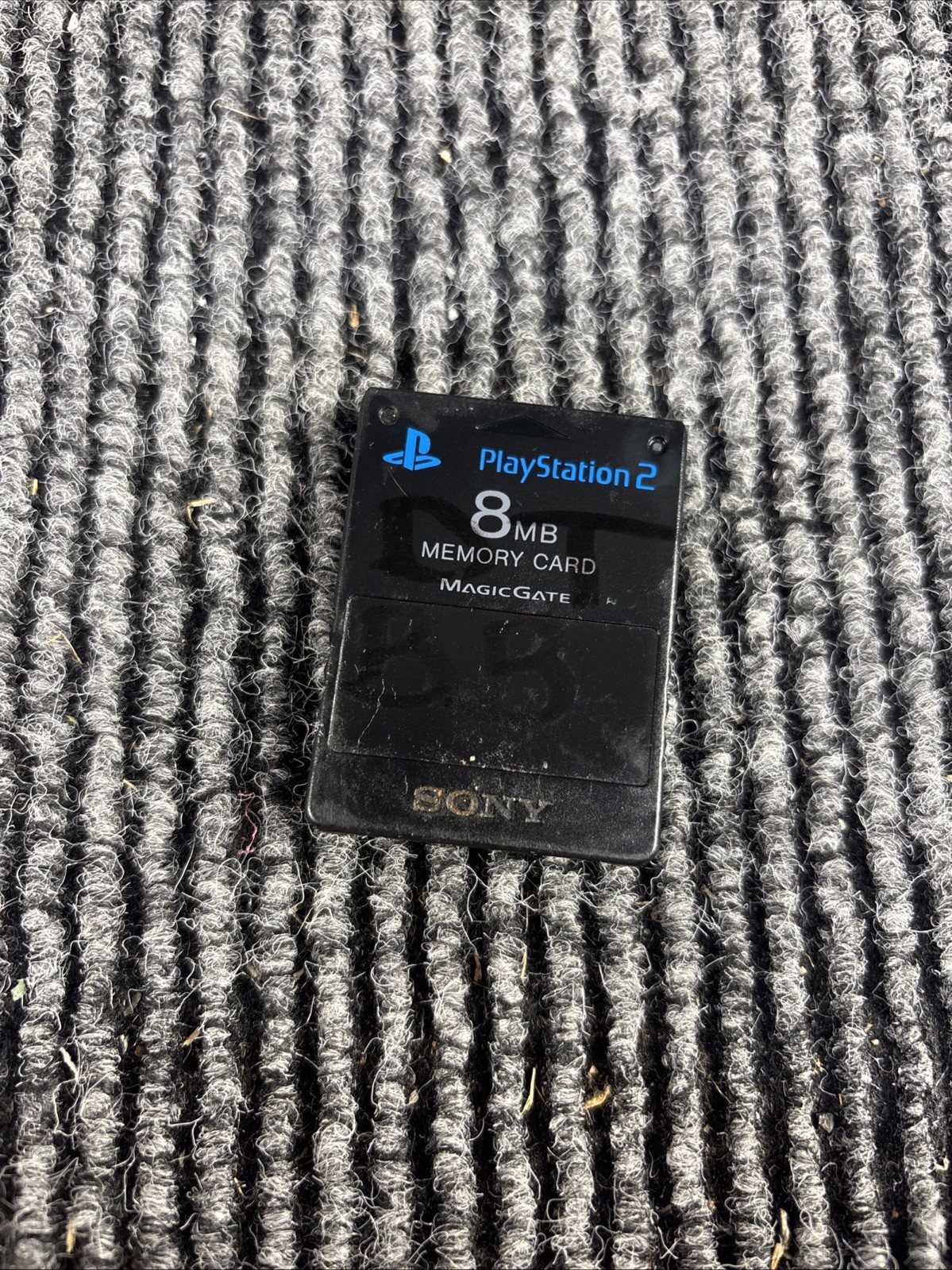 Sony PS2 8MB MagicGate Memory Card Black SCPH-10020 for PlayStation 2