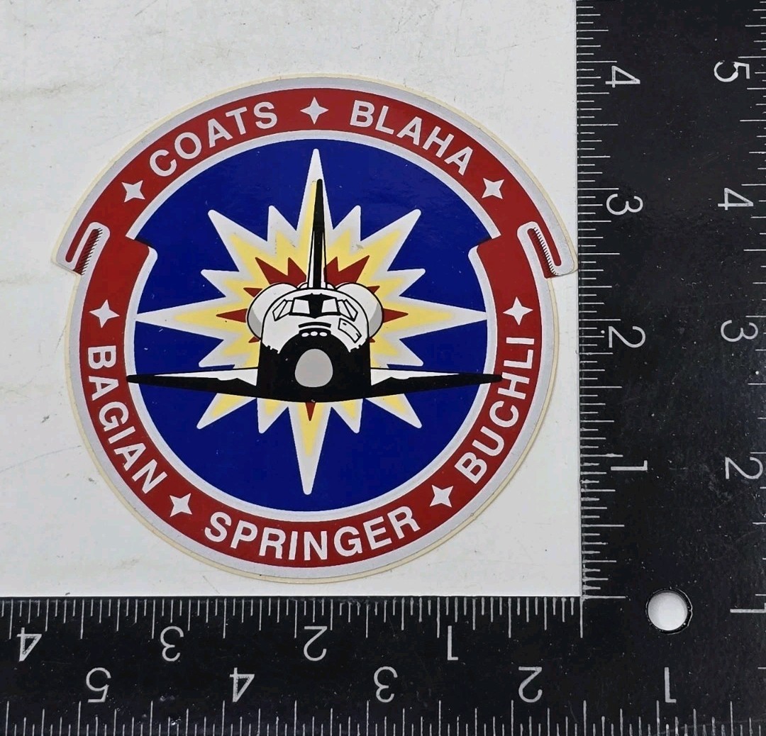 NASA Space Shuttle Discovery Mission STS-29 STICKER Original VTG 1989