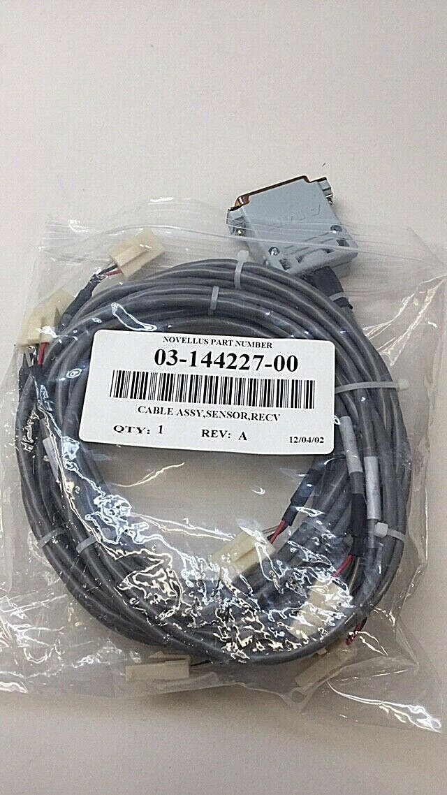 Novellus 03-144227-00 Cable Assembly Sensor Recv Rev A