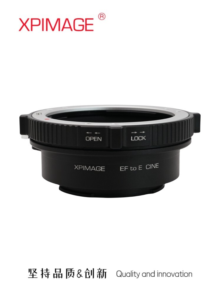 XPimage Locking adapter for EF Mount Lens to Sony E mount A6600 VG10 DJ4D Camera