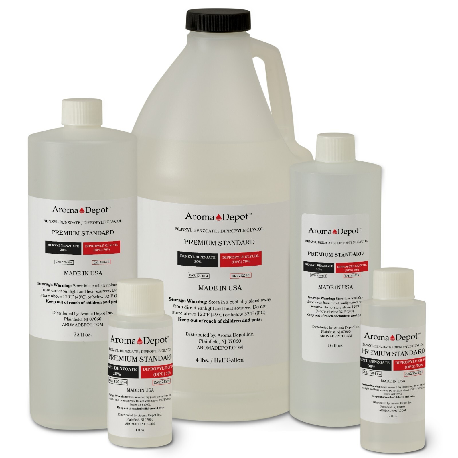 4 oz. - 70/30 DPG & Benzyl Benzoate Blend Dipropylene Glycol Aromatic Compound