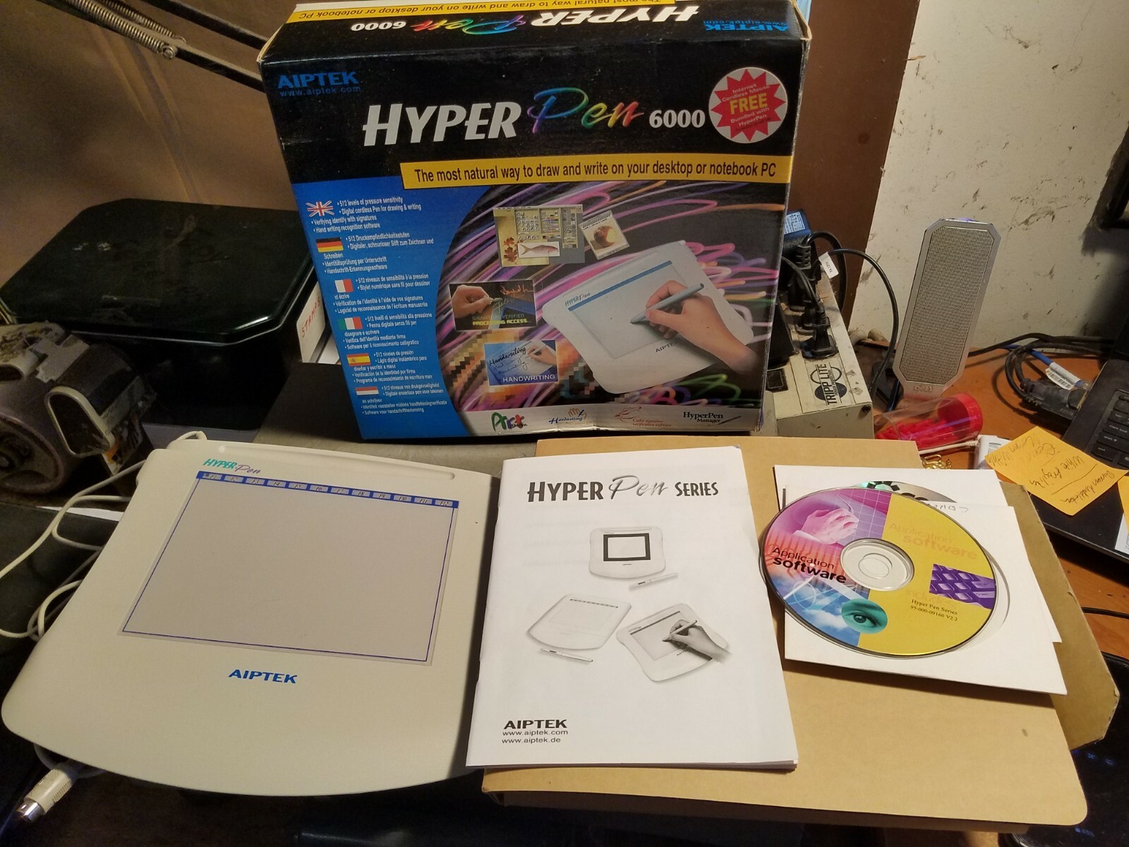 Aiptek Hyper Pen 6000U 4.5"x6" Tablet Write Draw w/ Box