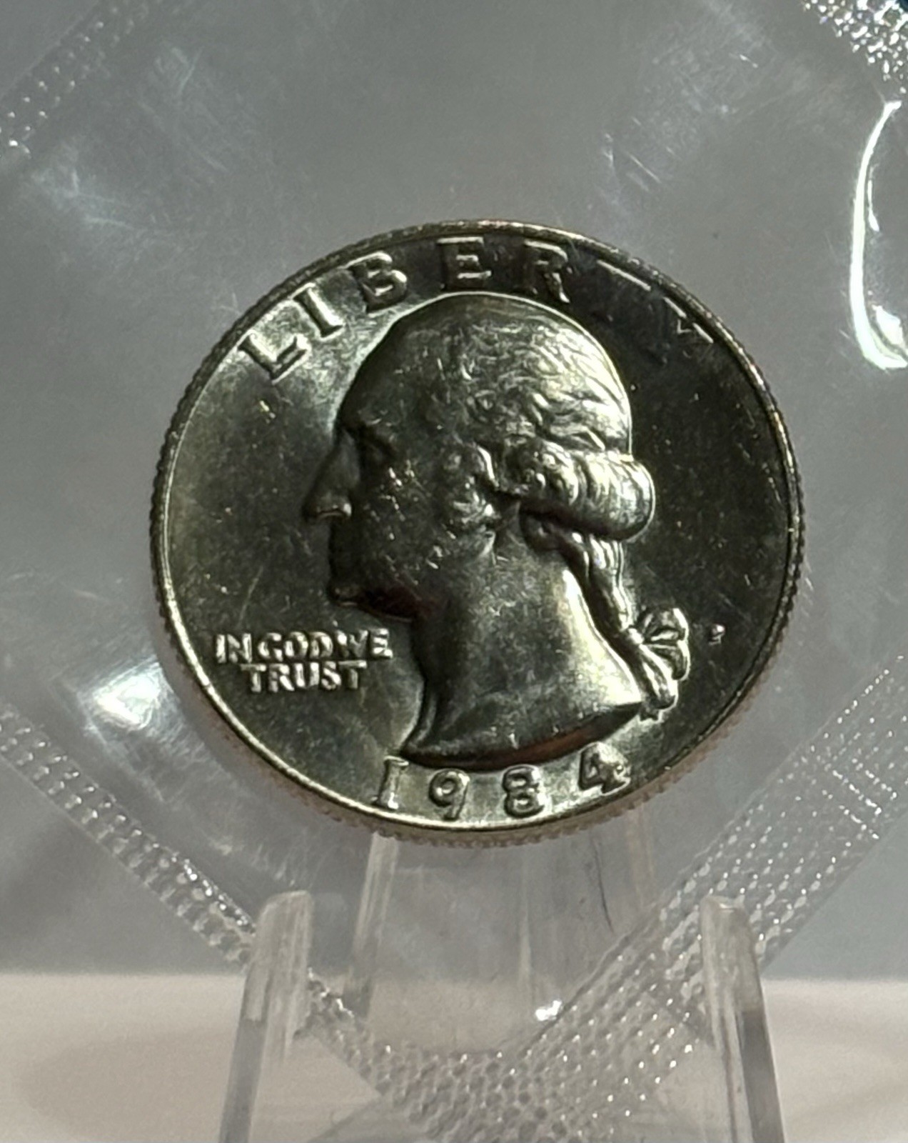 1984 P Washington Quarter- BU - Sealed, From Uncirculated Set! 🔥