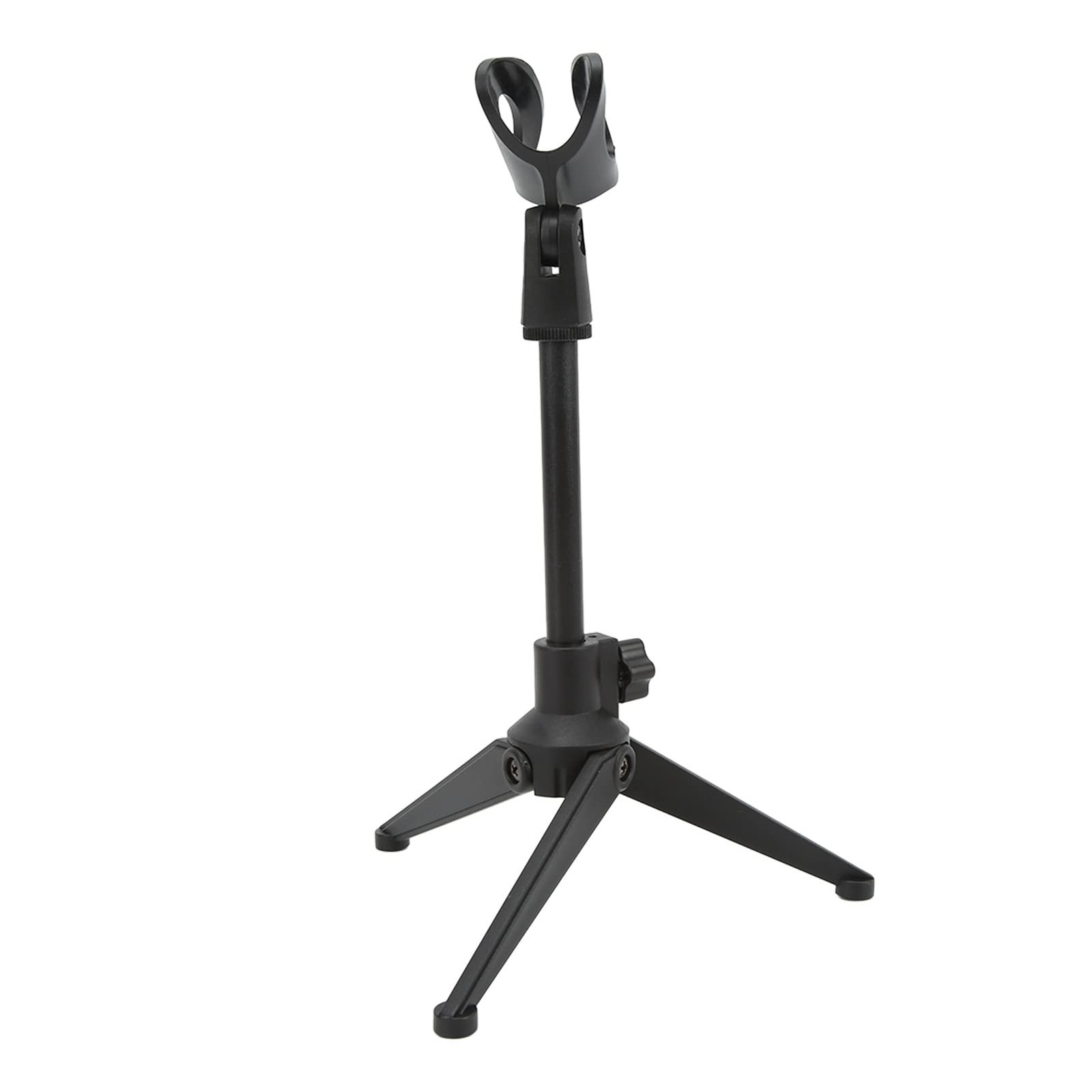 Desktop Adjustable Microphone Tripod Stand Detachable Live Recording Mount