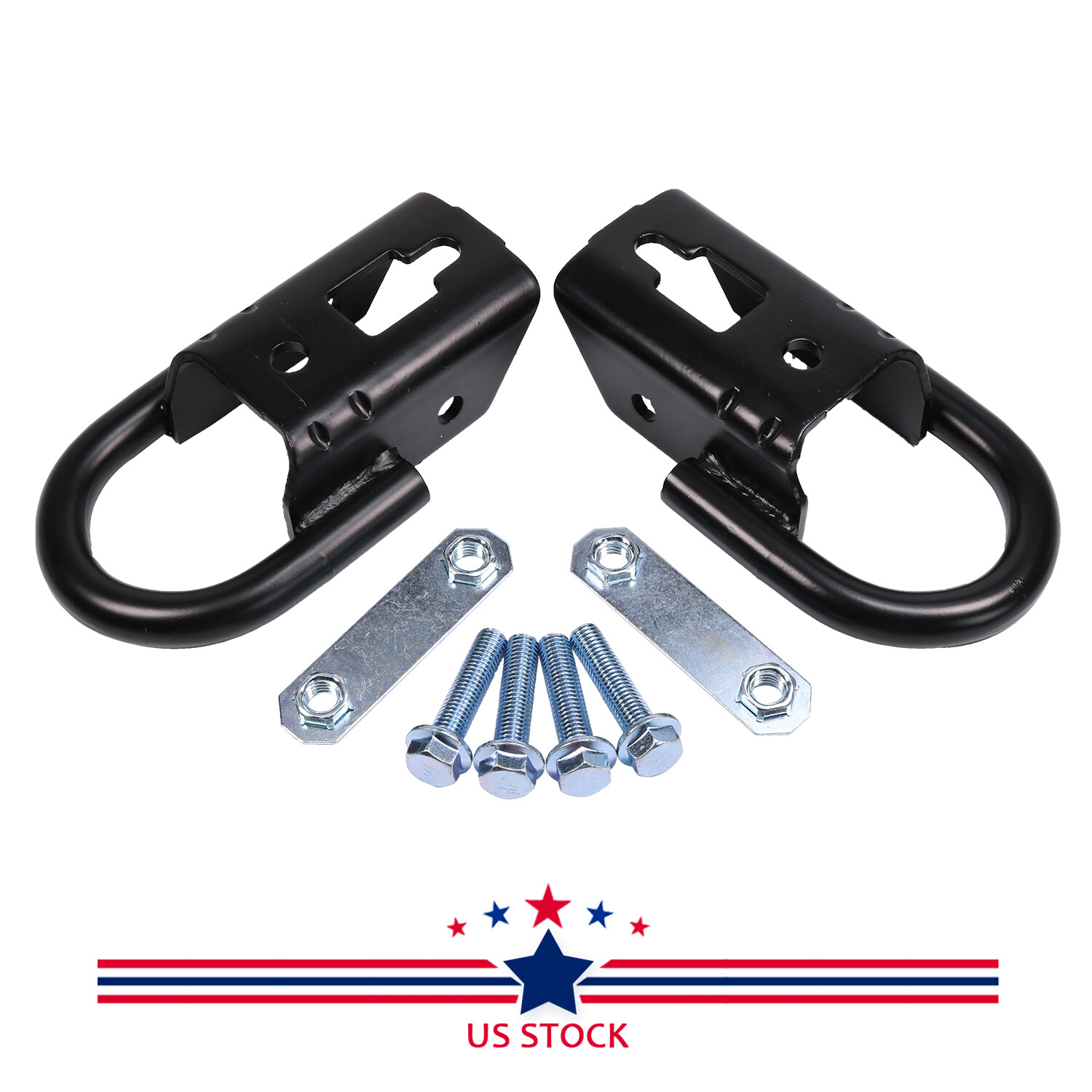 New Pair Front Heavy Duty Tow Hooks Kit FL3Z-17A954-C For 2009-2021 Ford F-150