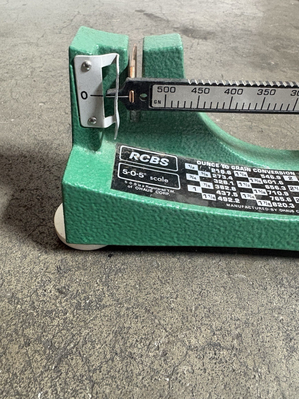 RCBS 5-0-5 Scale Reloading Powder Model 505