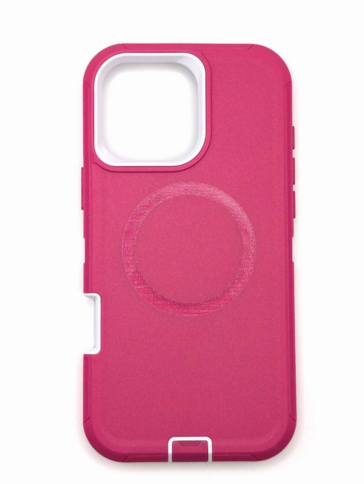 Pink iPhone 16 Pro Max Phone Case Heavy Duty Shockproof compare to Otter Box