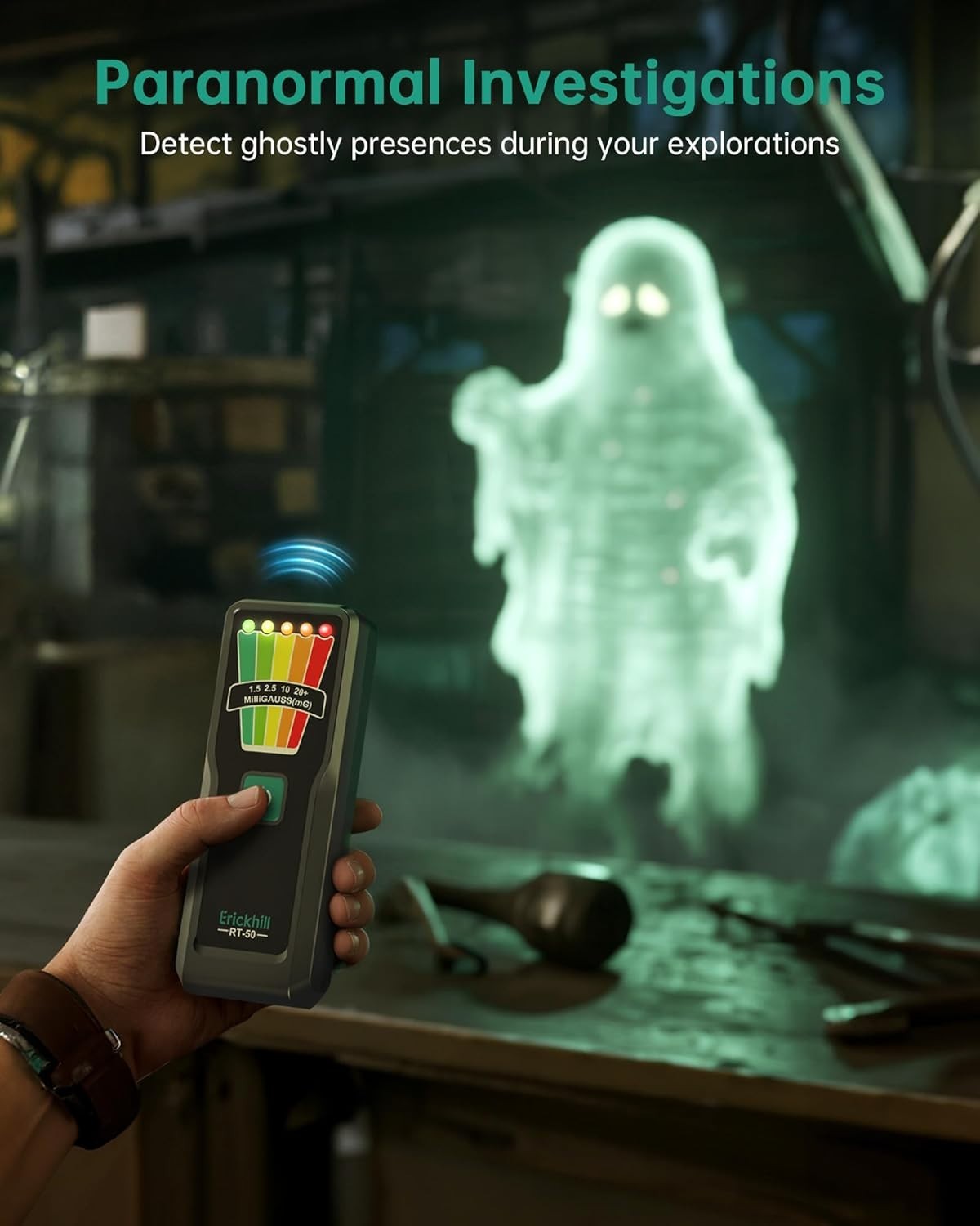 Lightweight EMF Detector with Wide Frequency Range - Perfect for Paranormal Use