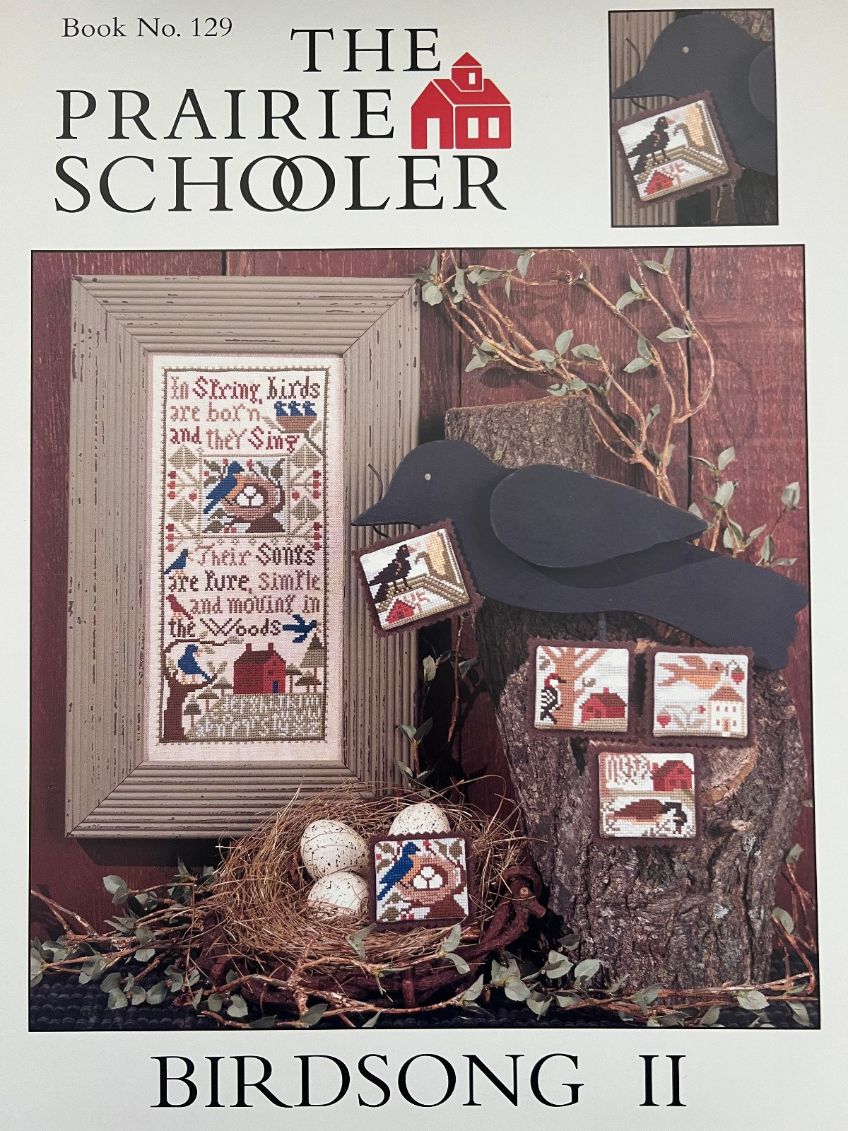 The Prairie Schooler- Book #129- Birdsong II- Orig. Card Stock