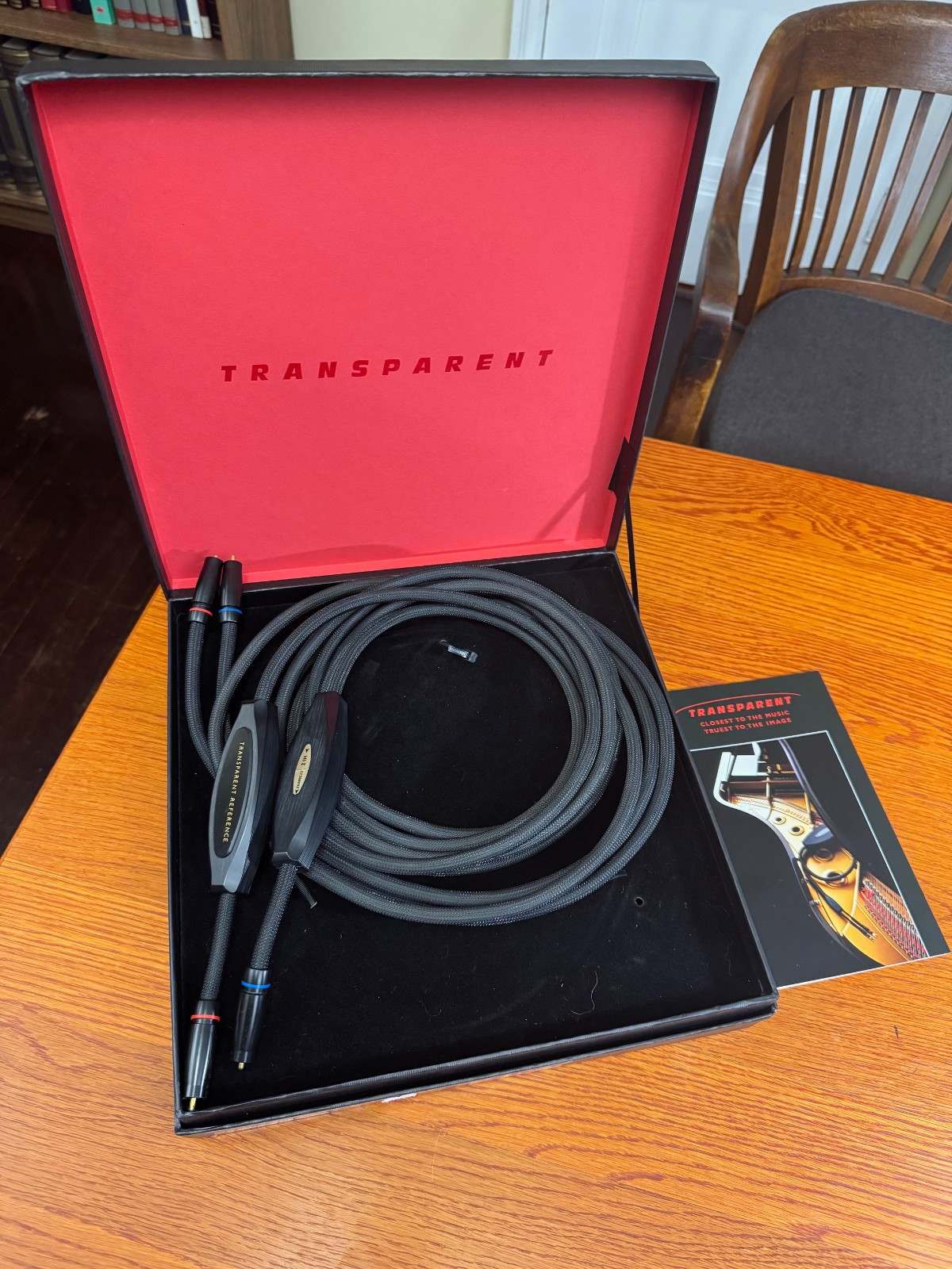 Transparent Reference HI Z MM 2.0M Single Ended RCA Interconnect Cables