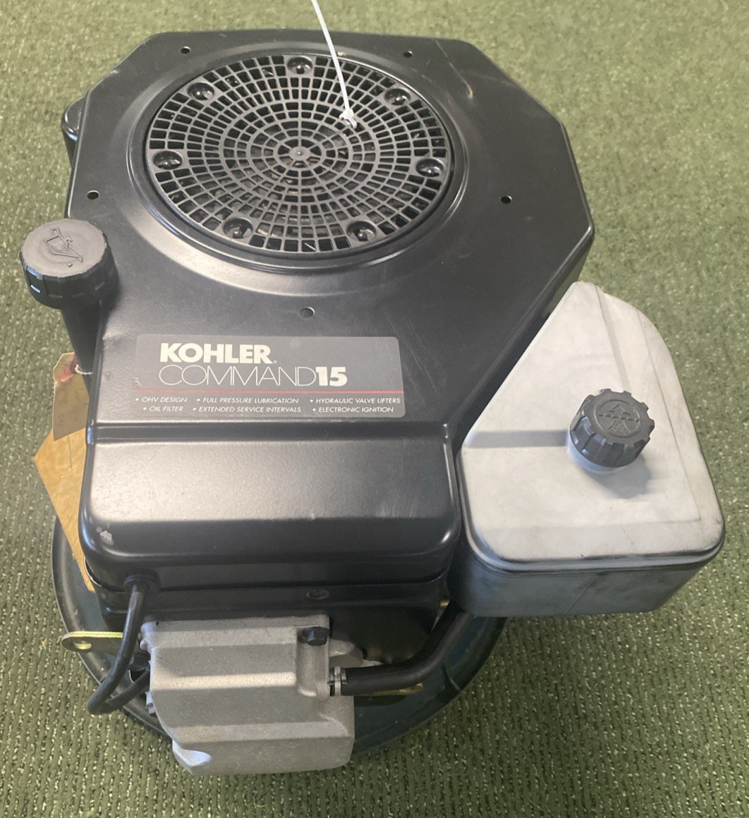 Kohler CV15S-41509 USED Vertical 15HP Engine 1"D x 3-5/32"L Shaft 3/5Amp Alt -SR