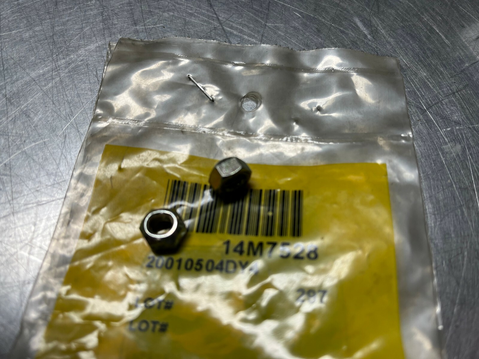 14M7528  GENUINE OEM John Deere  NUT  QTY of 2 Nuts