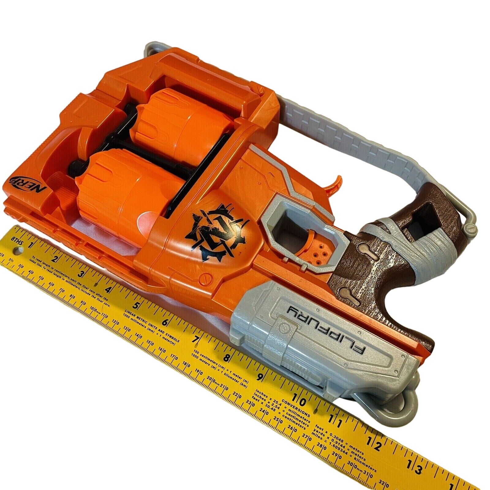 Nerf Elite Flipflurry Nerf Zombie Strike Hasbro 12 round Slam Blaster